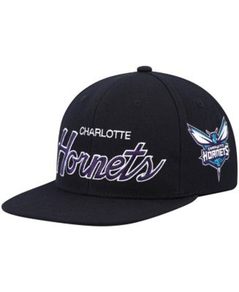 Men's Mitchell & Ness Cream Charlotte Hornets Hardwood Classics