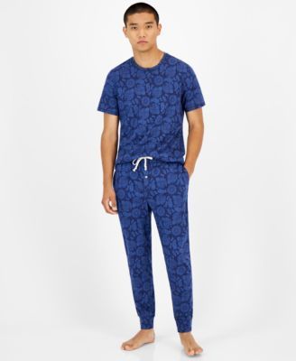 Men's Bandana-Print Pajama Joggers, Created for Macy's