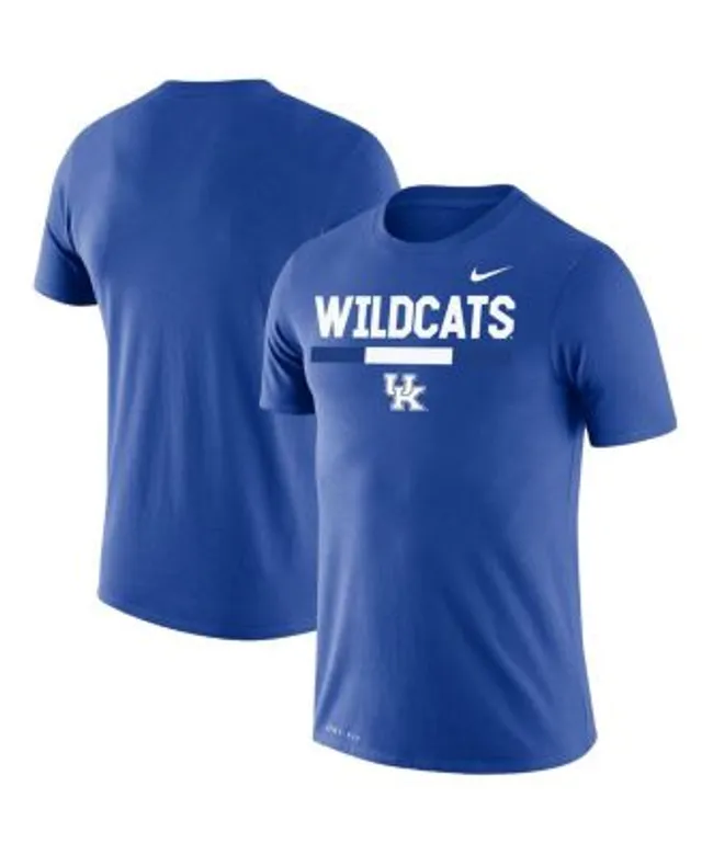 Men's Nike White Kentucky Wildcats Basketball Drop Legend Long Sleeve  Performance T-Shirt