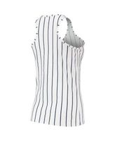 Concepts Sport Women's White New York Yankees Reel Pinstripe Tank Top and  Shorts Sleep Set