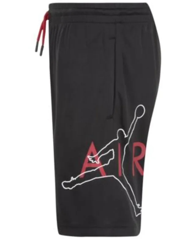 Jordan Girls' Jumpman Basketball Shorts, Large, Black/Gym Red