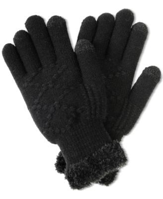 Women's Stitch-Detail Touchscreen Gloves, Created for Macy's