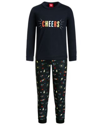 Matching Kid's New Years Mix It Pajama Set, Created for Macy's
