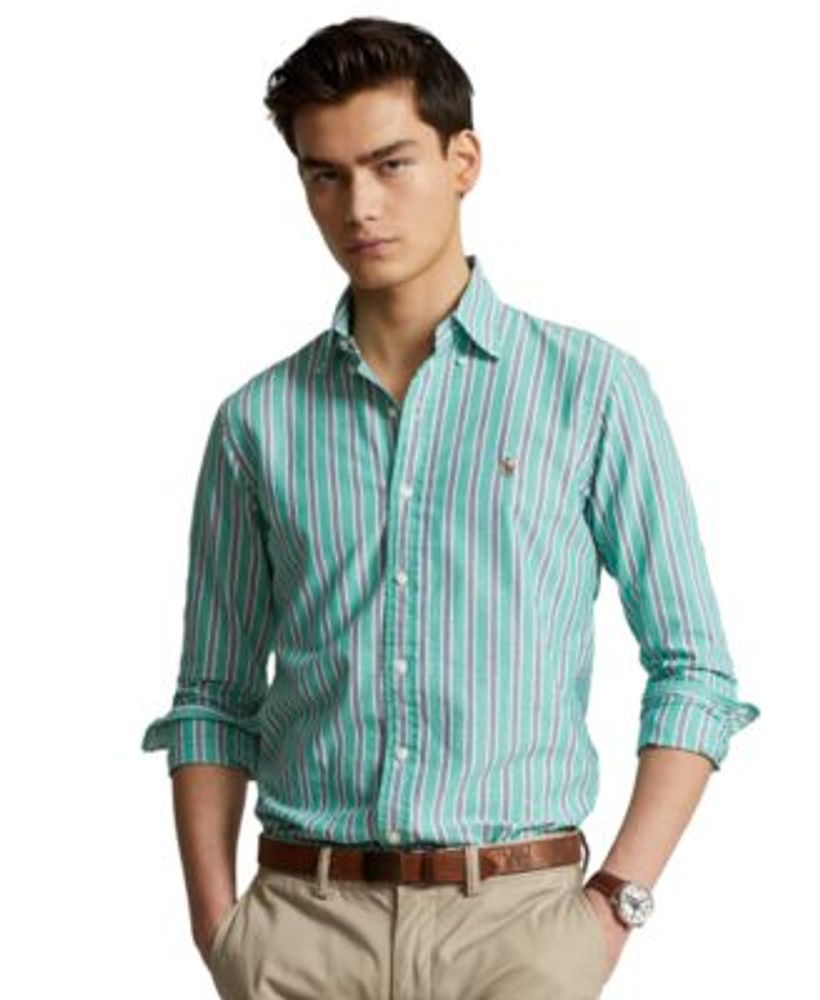 Polo Ralph Lauren Men's Classic-Fit Striped Oxford Shirt | Connecticut Post  Mall