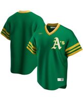 Men’s Nike Reggie Jackson Oakland Athletics Cooperstown Collection Green  Jersey