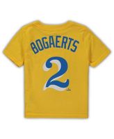 Xander Bogaerts Boston Red Sox Nike City Connect Name & Number T-Shirt -  Gold/Light Blue