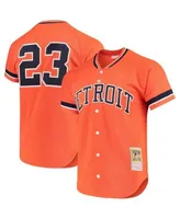 Men's Mitchell & Ness Kirk Gibson Orange Detroit Tigers Fashion Cooperstown Collection Mesh Batting Practice Jersey