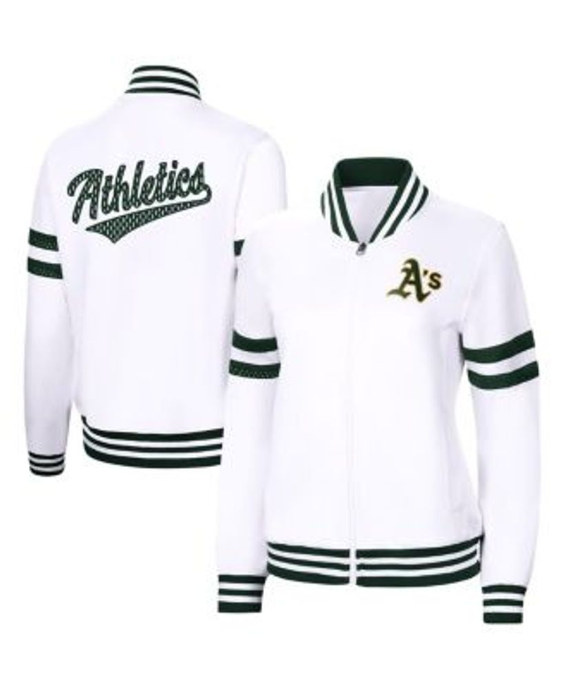 Women's G-III 4Her by Carl Banks White Detroit Tigers Pre-Game Full-Zip Track Jacket