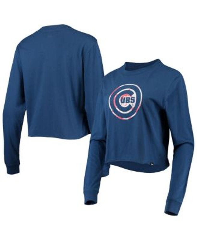 Women's Chicago Cubs New Era Blue Historic Champs T-Shirt