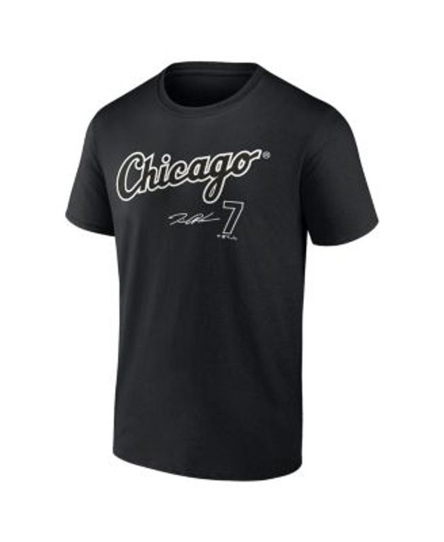 Jose Abreu Chicago White Sox Majestic Womens Name and Number T-Shirt - Black