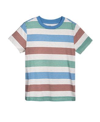 Toddler Boys Short Sleeve Striped T-shirt