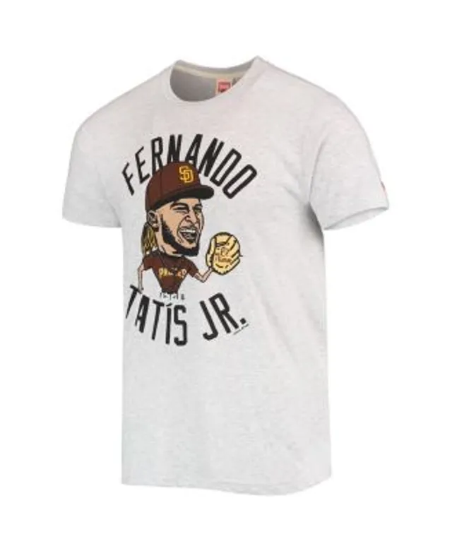47 Fernando Tatis Jr. Brown San Diego Padres Super Rival Player T-Shirt