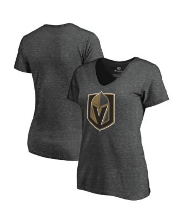 Vegas Golden Knights Fanatics Branded Primary Logo Tri-Blend T-Shirt -  Heathered Gray