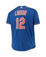 Nike Francisco Lindor Gray New York Mets Road Authentic Player Jersey