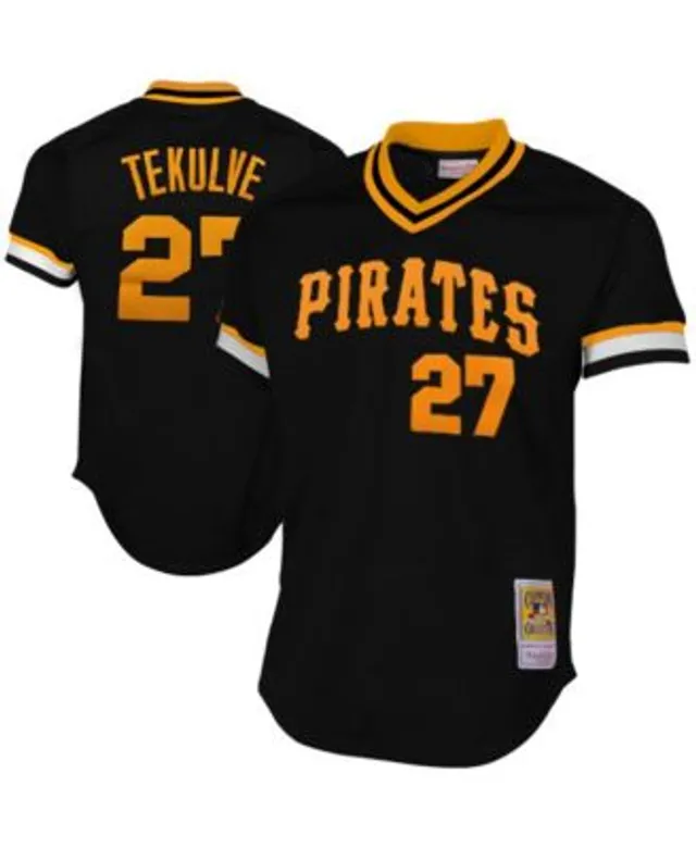 Kent Tekulve Pittsburgh Pirates Women's Black Roster Name & Number T-Shirt 