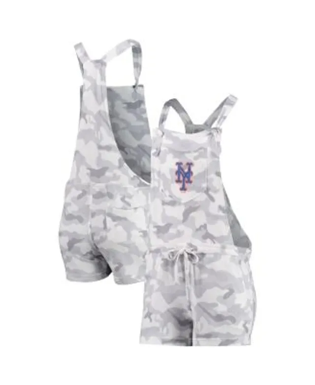 Women's Concepts Sport Gray San Francisco Giants Camo Overall Romper