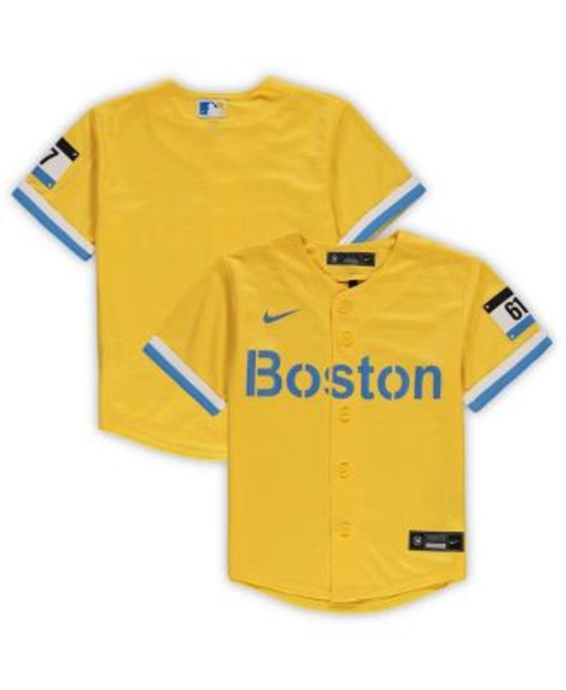 Nike Preschool Unisex Gold Boston Red Sox 2021 MLB City Connect
