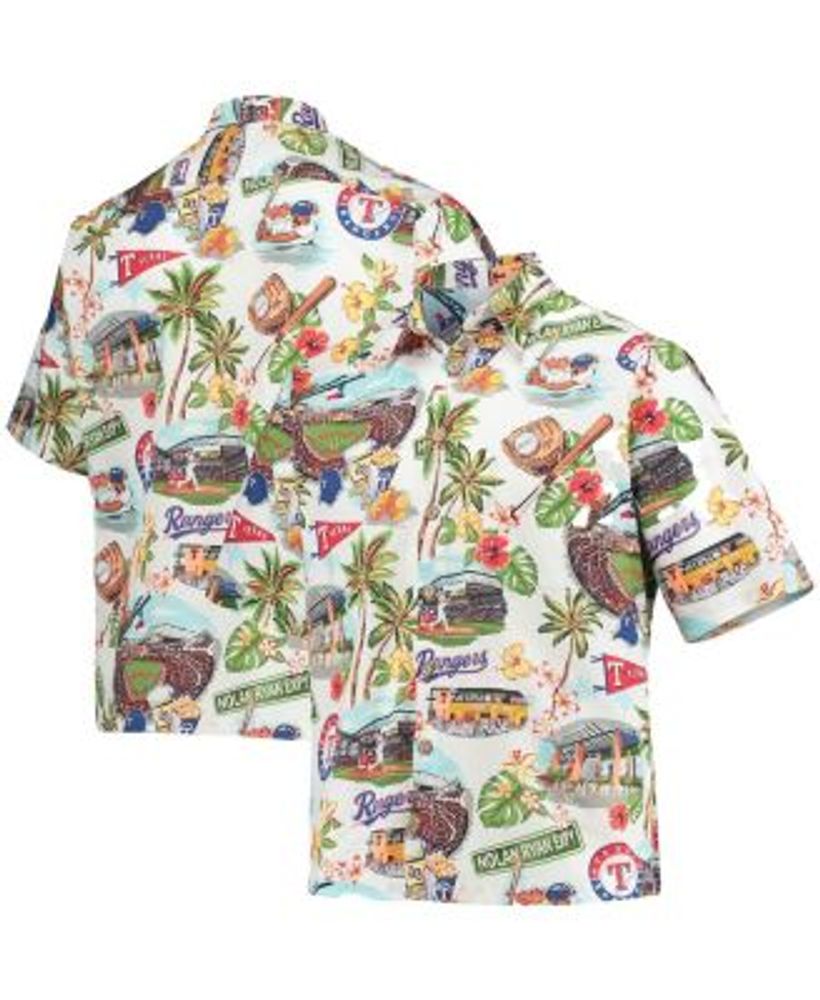 Reyn Spooner Vintage Baseball Button Camp Hawaiin Shirt 