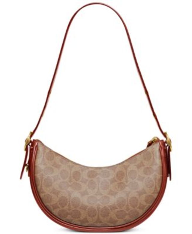 COACH Washed Denim Soft Tabby Small Shoulder Bag - Macy's