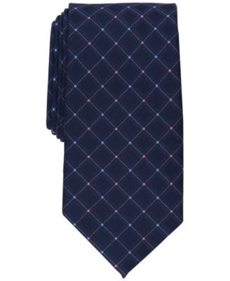 Men's Amboy Grid Tie, Created for Macy's