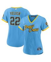 Nike Women's Christian Yelich Powder Blue Milwaukee Brewers 2022 City  Connect Replica Player Jersey