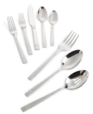 Linear 23-Pc. Flatware Set, Service for 4, Created for Macy's 