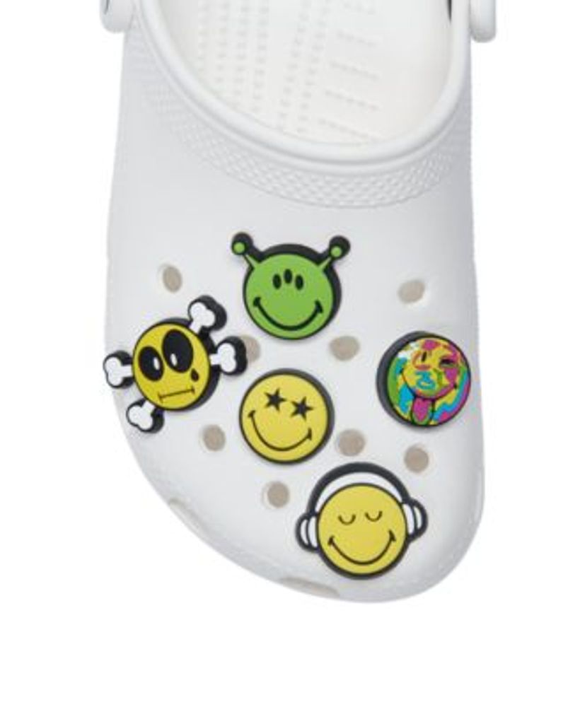 Jibbitz Smiley Charms from Finish Line, Pack of 5