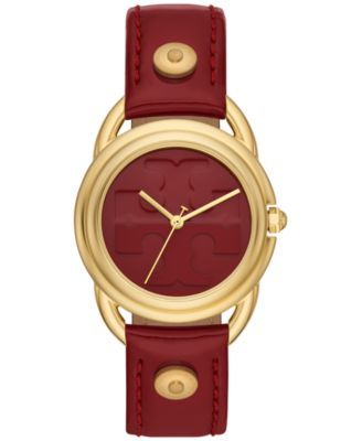 Women's The Miller Red Patent Leather Strap Watch 32mm