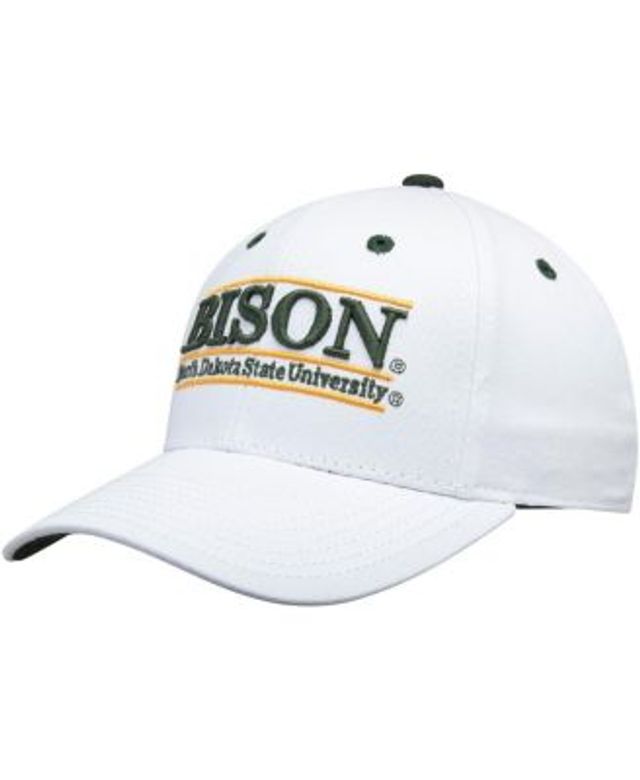 Men's The Game White Brown Bears Classic Bar Structured Adjustable Hat