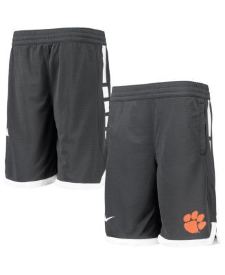 Youth Boys Anthracite Clemson Tigers Elite Shorts