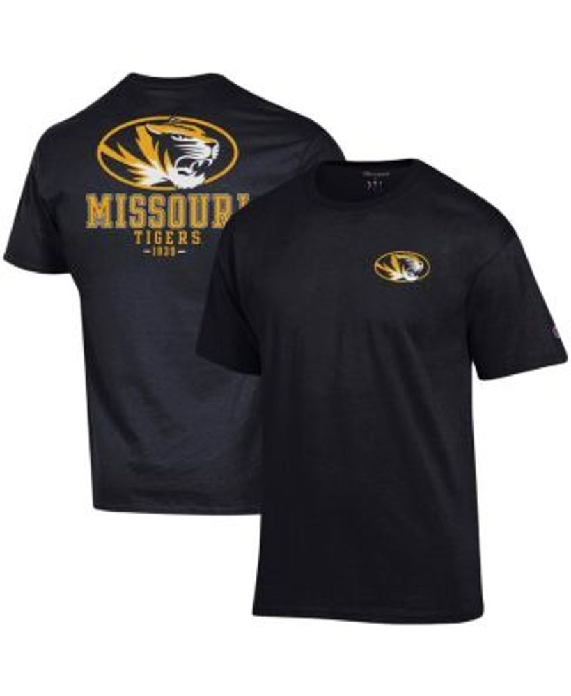 Men's Champion Gray Missouri Tigers Baseball Stack T-Shirt