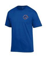 Men's Champion Royal Boise State Broncos Team Stack Long Sleeve T-Shirt