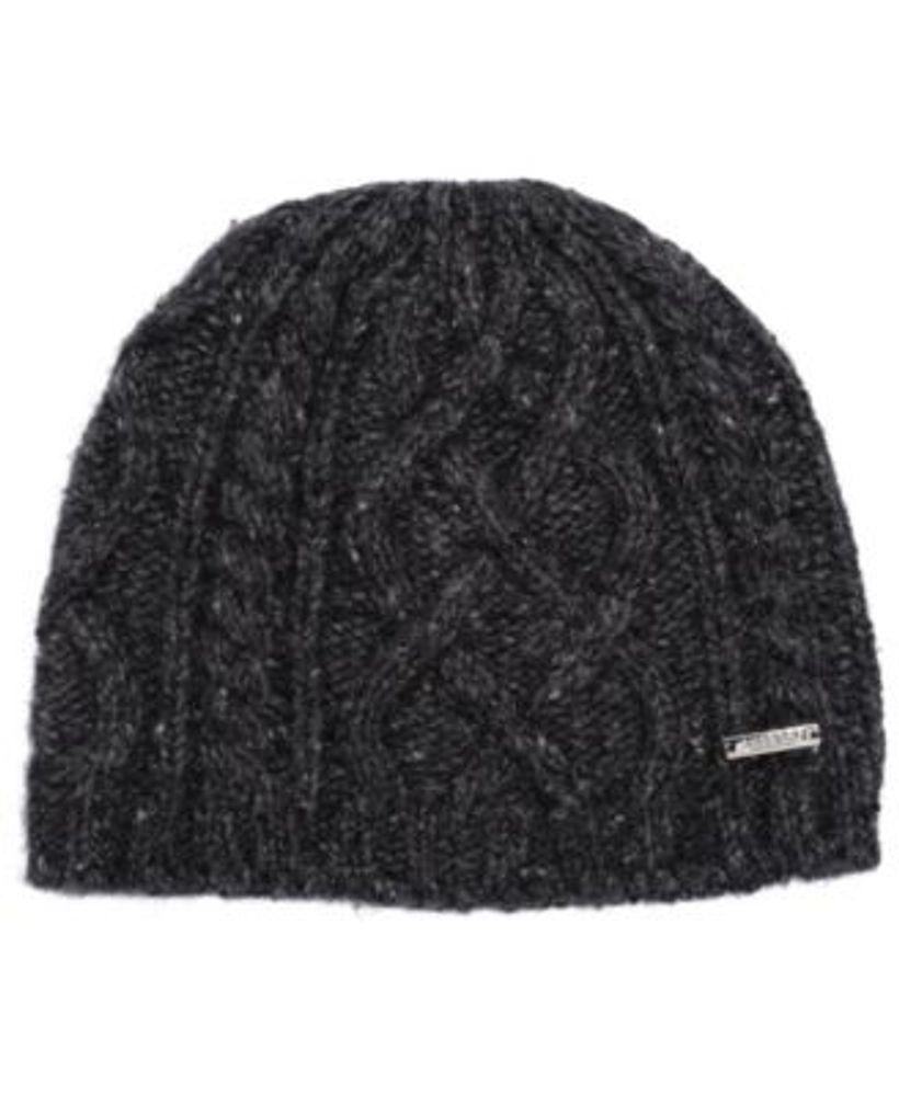 Women's Merino Blend Cable Knit Beanie