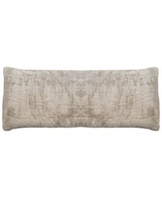 Bottom dyed  Faux Rabbit Fur Body Pillow, 20" x 48", Created For Macy's