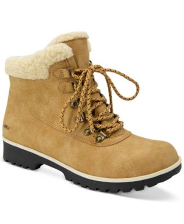 guess women's haler lace up combat booties