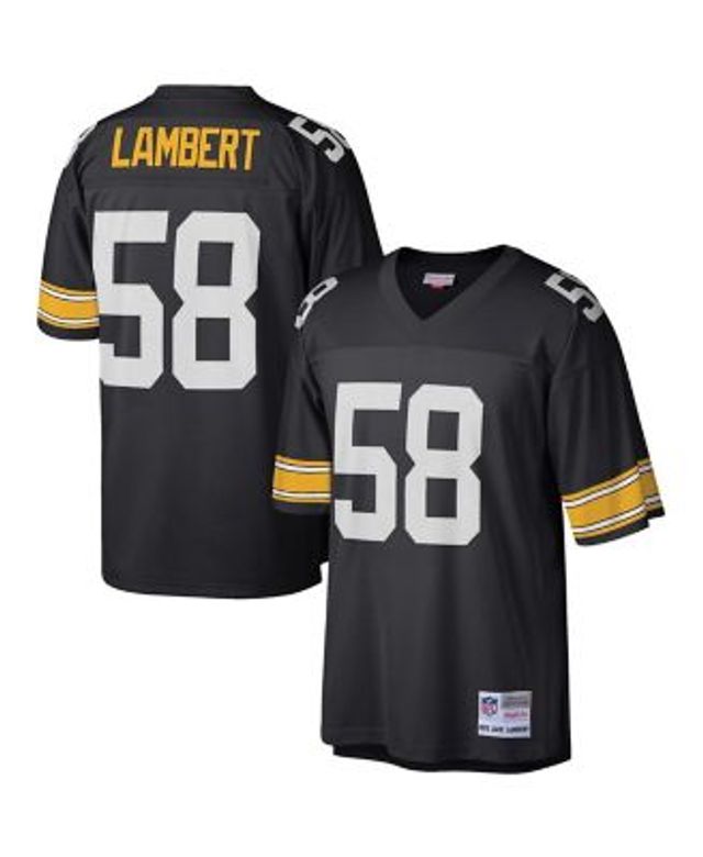 Men's Mitchell & Ness Jerome Bettis Black/Gold Pittsburgh Steelers 1996  Split Legacy Replica Jersey