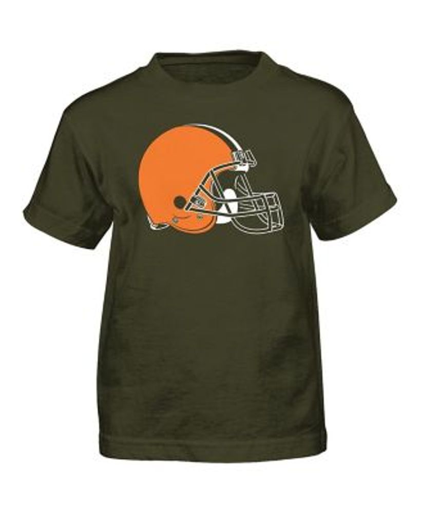 Youth Brown Cleveland Browns Team Logo T-Shirt