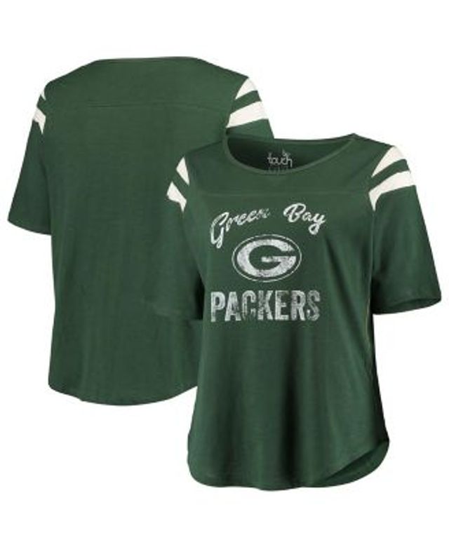 Green Bay Packers Touch Women's Plus Size Free Agent Long Sleeve T