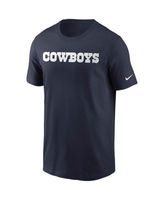 Men's Nike Navy Dallas Cowboys Legend Wordmark Performance T-Shirt Size: Medium