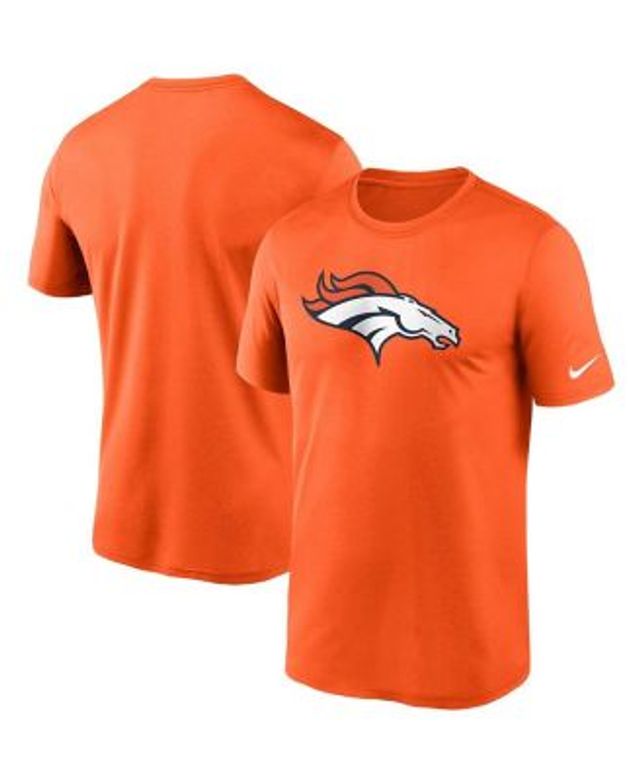 Nike Men's Denver Broncos Legend Logo T-Shirt - Orange - XXL Each