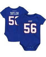 Lawrence Taylor Men's New York Giants Mitchell and Ness Throwback