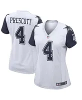 Men's Nike Dak Prescott Gray Dallas Cowboys Atmosphere Fashion Game Jersey Size: Small