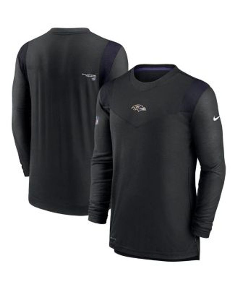 Pittsburgh Steelers Nike Sideline Lockup Performance Long Sleeve T-Shirt -  Black