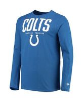 New Era Women's Indianapolis Colts Blue Sporty Long Sleeve Crop