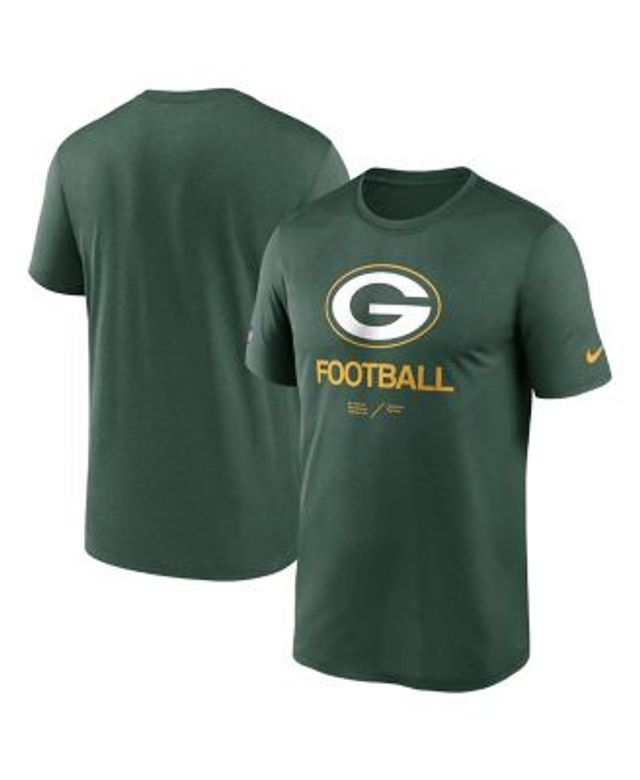 Green Bay Packers Nike Legend Icon Performance T-Shirt - Black