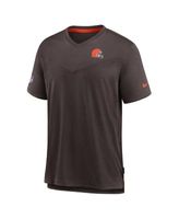 Men's Cleveland Browns Nike Brown Lockup Essential T-Shirt in 2023