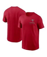 Nike Men's Dri-Fit Infograph Lockup (NFL Tampa Bay Buccaneers) Long-Sleeve T-Shirt in Red, Size: Small | NS276DL8B-7HU