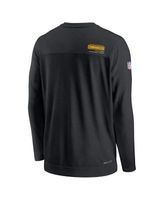 Men's Nike Aqua Miami Dolphins Sideline Coach Chevron Lockup