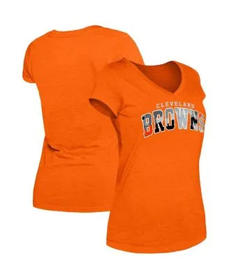 Cleveland Browns Nike Dri-Fit V-Neck Short Sleeve T-Shirt Brown