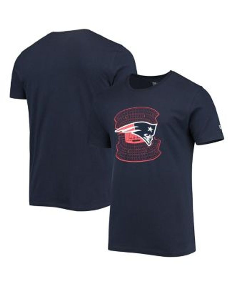 New Era Women's New England Patriots Color Block Grey T-Shirt